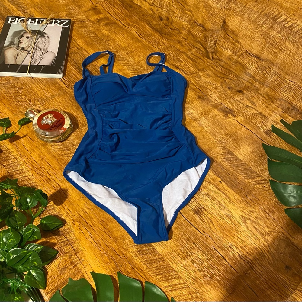 COPY - Ekouaer dark blue monokini (one piece) size S Brand New
